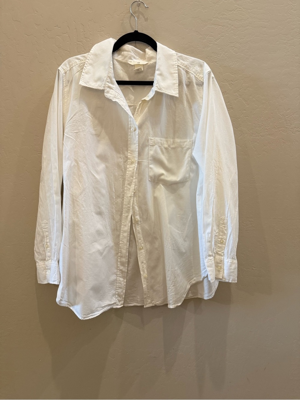 H&M White Women's Button-Down Shirt